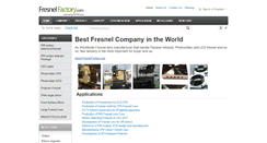 Desktop Screenshot of fresnelfactory.com